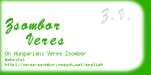 zsombor veres business card